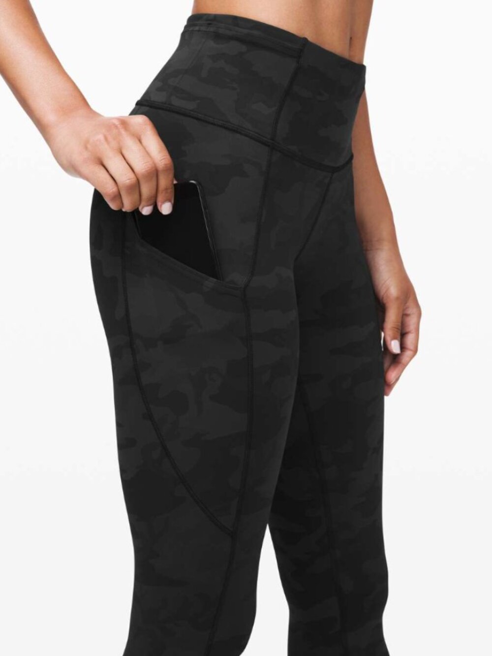 Lululemon Fast and Free Tight II 25" Non-Reflective Nulux Incognito Camo